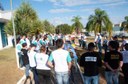 Ação de limpeza da nascente afluente do Córrego Traíra