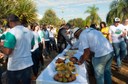 Ação de limpeza da nascente afluente do Córrego Traíra