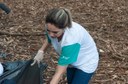 Ação de limpeza da nascente afluente do Córrego Traíra