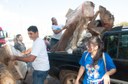 Ação de limpeza da nascente afluente do Córrego Traíra