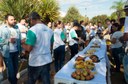 Ação de limpeza da nascente afluente do Córrego Traíra