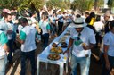 Ação de limpeza da nascente afluente do Córrego Traíra