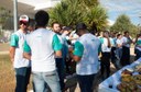 Ação de limpeza da nascente afluente do Córrego Traíra