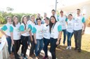 Ação de limpeza da nascente afluente do Córrego Traíra