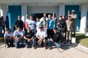 Ação de limpeza da nascente afluente do Córrego Traíra