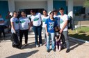 Ação de limpeza da nascente afluente do Córrego Traíra