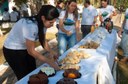 Ação de limpeza da nascente afluente do Córrego Traíra