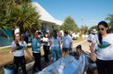 Ação de limpeza da nascente afluente do Córrego Traíra