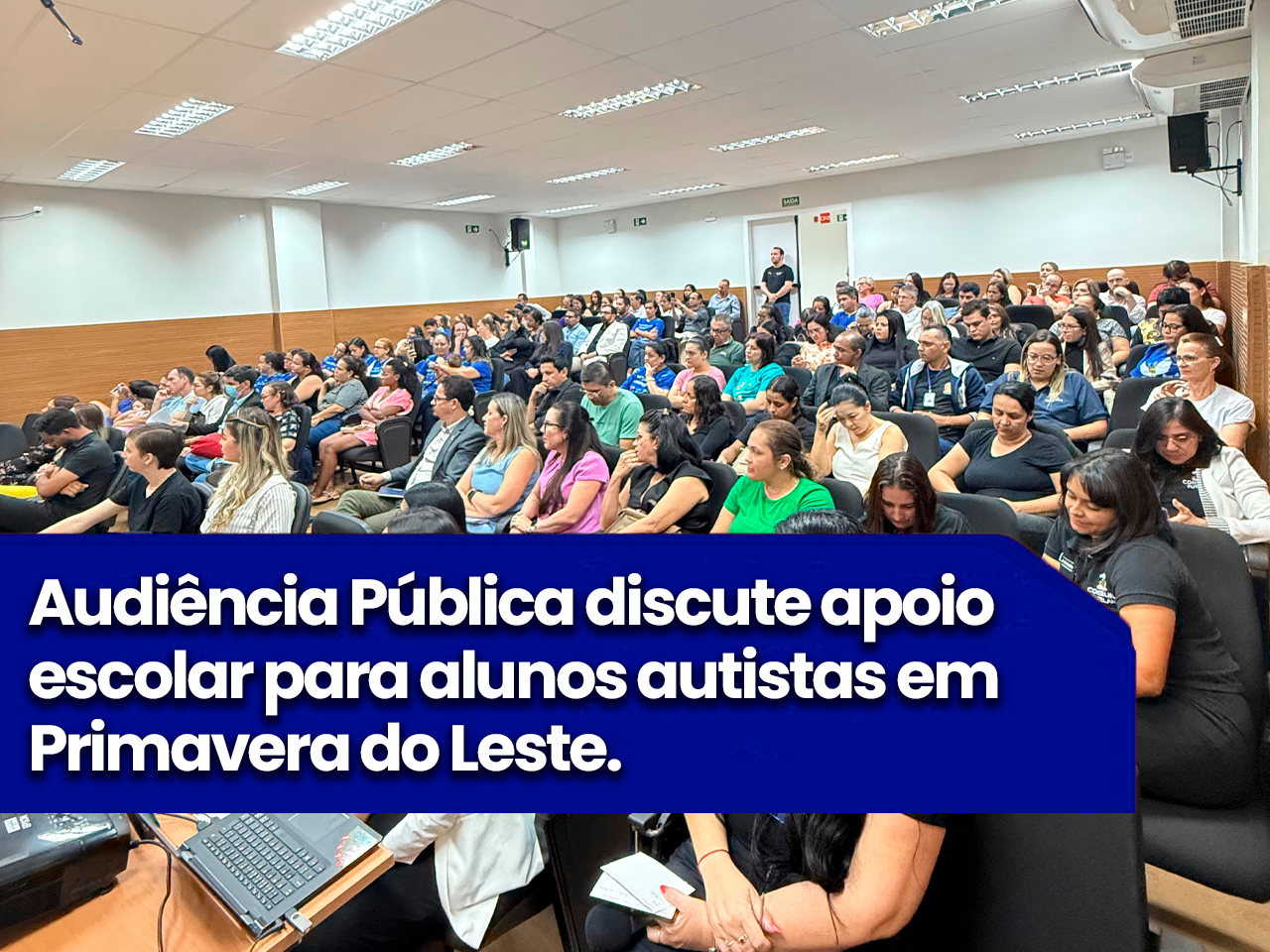 Audiência pública discute apoio escolar para alunos autistas em Primavera do Leste