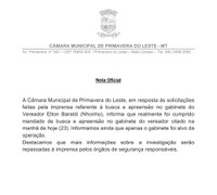 Nota Oficial 