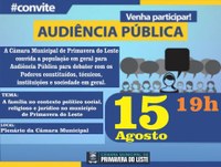 O papel da família na sociedade será tema de audiência pública