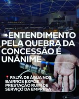 REPERCUTE NOVAMENTE PRESTAÇÃO RUIM DE SERVIÇO DA  ÁGUAS DE PRIMAVERA